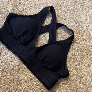 Textured sports bra